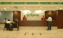 reception at Fortis
